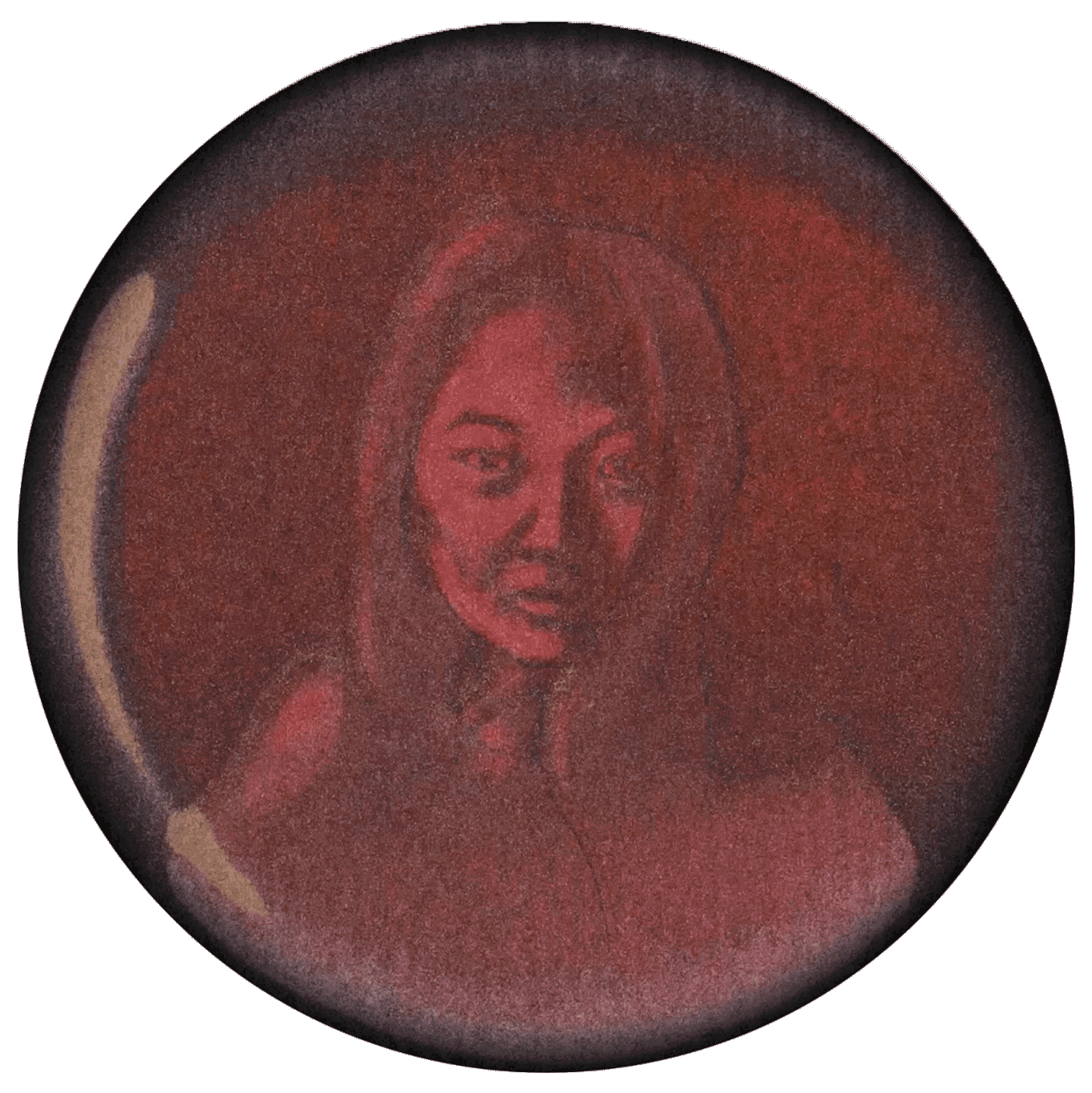 mom - time risograph animation bright red + metallic gold + HD black